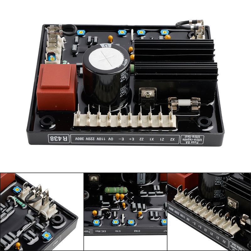 Automatic Voltage Regulator AVR R438 Compatible With Leroy Somer Gener ...