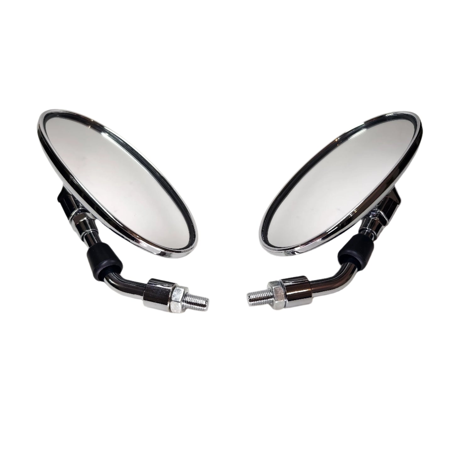 Left+Right Chrome Mirrors For Honda VT400 500 600 700 750 800 1100 Shadow VF750