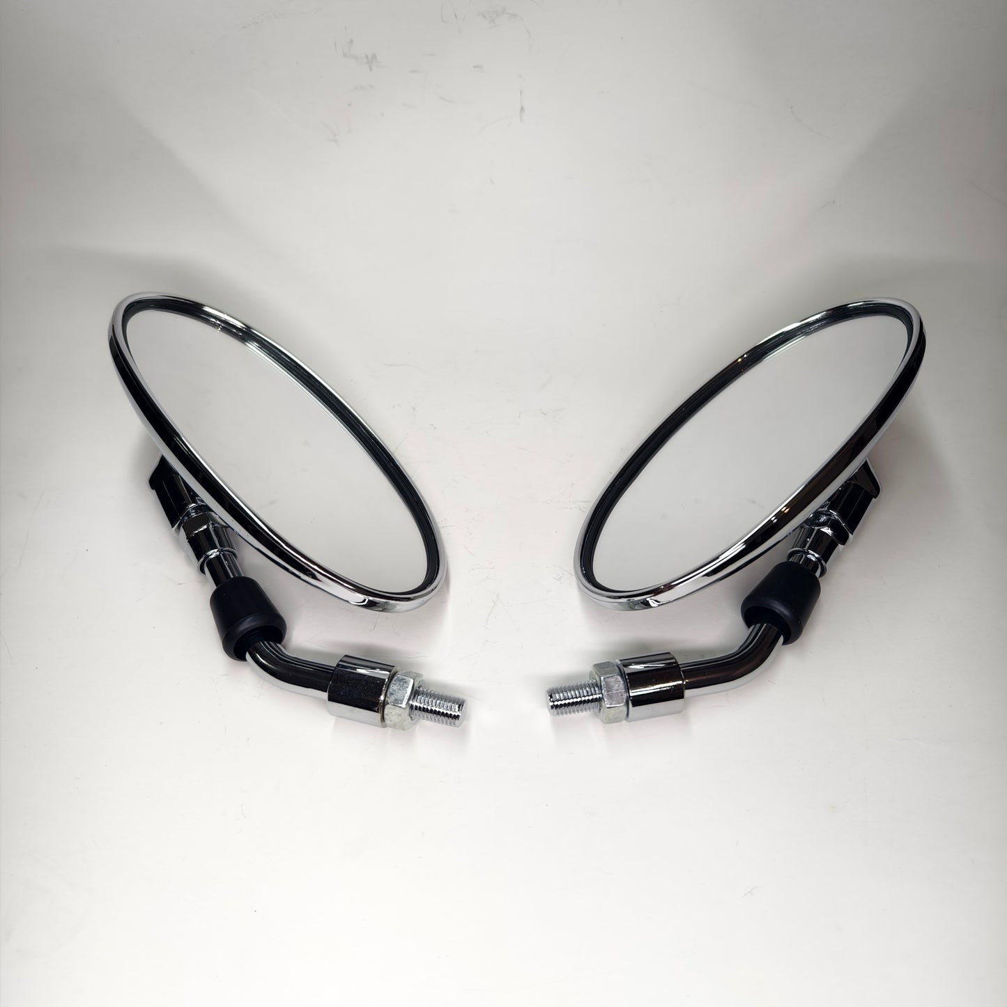 Left+Right Chrome Mirrors For Honda VT400 500 600 700 750 800 1100 Shadow VF750