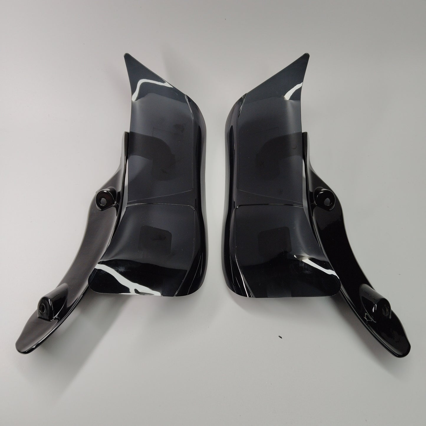 2015-2020 FLTRX Harley Road Glide Left & Right Adjustable Upper Fairing Side Wind Air Deflector Black