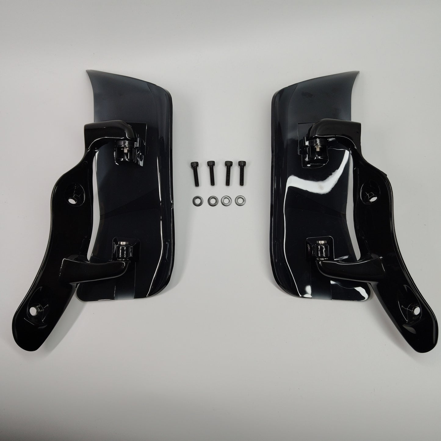 2015-2020 FLTRX Harley Road Glide Left & Right Adjustable Upper Fairing Side Wind Air Deflector Black