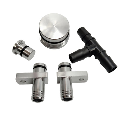 PCV Reroute & Resonator Delete Kit for 2004.5-2010 Duramax Diesel 6.6L LLY LBZ LMM