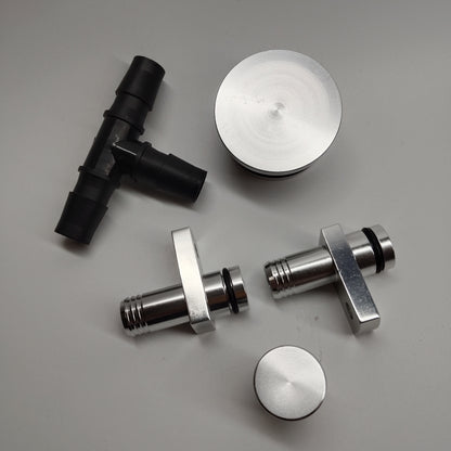 PCV Reroute & Resonator Delete Kit for 2004.5-2010 Duramax Diesel 6.6L LLY LBZ LMM