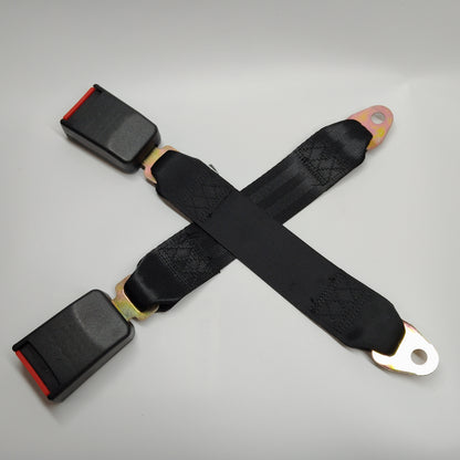 Universal 2 Point Retractable Adjustable Auto Car Safety Seat Belt Buckle 2 Set