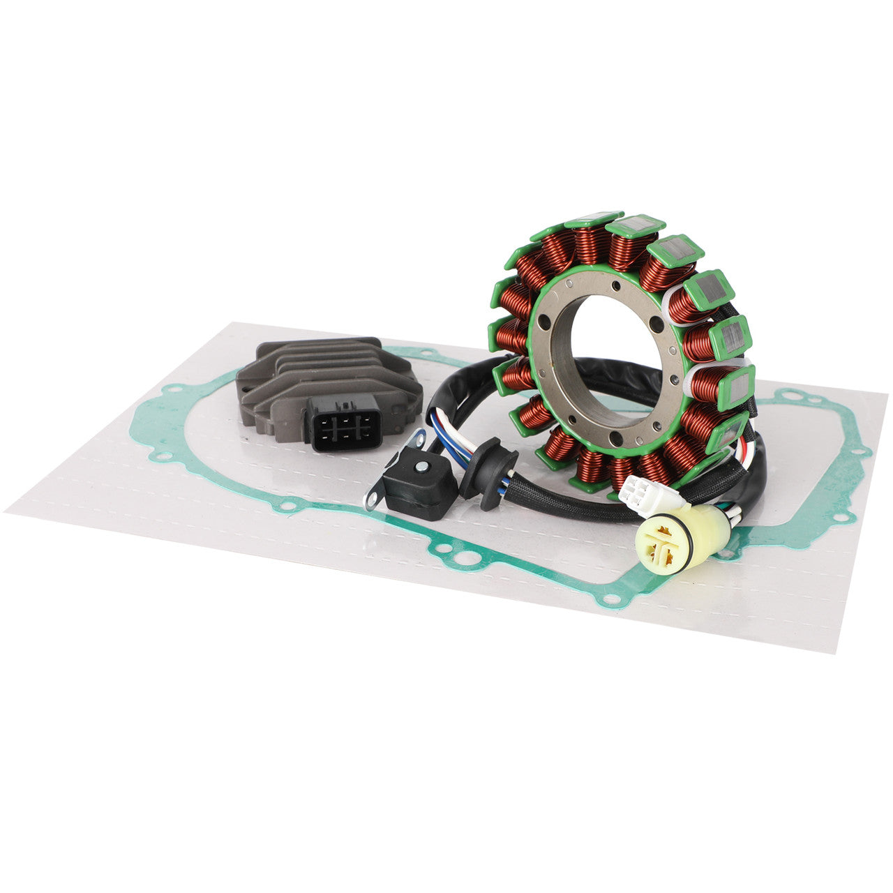02-12 Champoo Yamaha YFM 400 Big Bear Regulator Magneto Stator Coil Gasket Kit