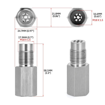 CEL Check Engine Light Adapter Mini Cat CEL P0420/P0042 Eliminator Mini Catalytic Converter O2 Sensor
