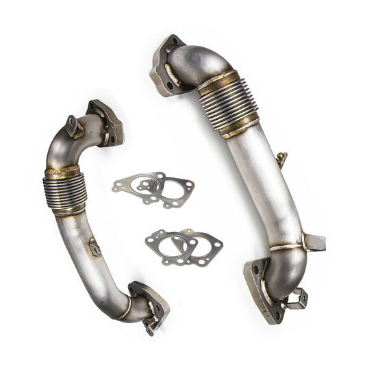 2017-2021 GMC Sierra 2500HD/3500HD 6.6L L5P Duramax Diesel 3.5" High Flow Exhaust Up Pipes