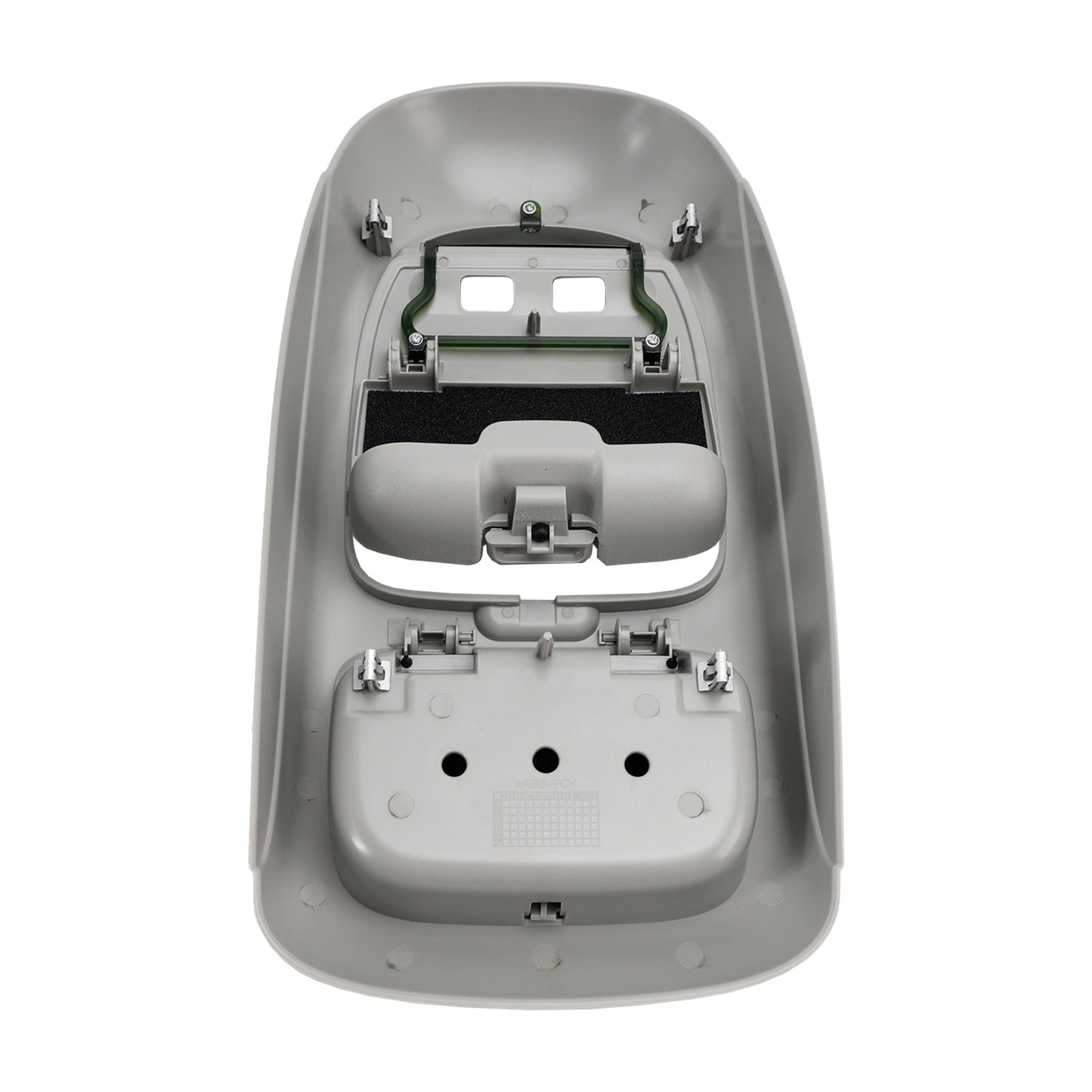 2002-2004 Ford Super Duty F250 F350 F450 F550 #2C3Z25519A70AAC Truck Overhead Console Assembly w/o Sunroof Gray