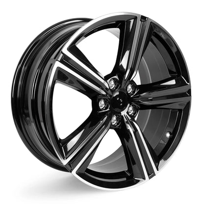 19x8.5" Wheel Rim for 2023 2024 Honda Accord Machined Black