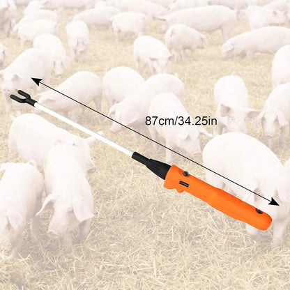 34.3'' Livestock Prod Stick With Led Light Rechargeable Electric Repelling Rod For Pig