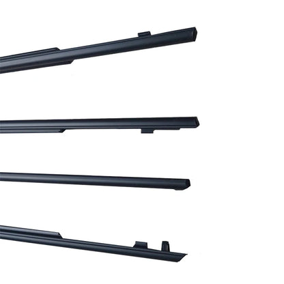 2004-2009 Toyota PriusWindow Weatherstrips Side Door Window Outer Glass Rubber Belt Waterproof Trim Sealing Protector