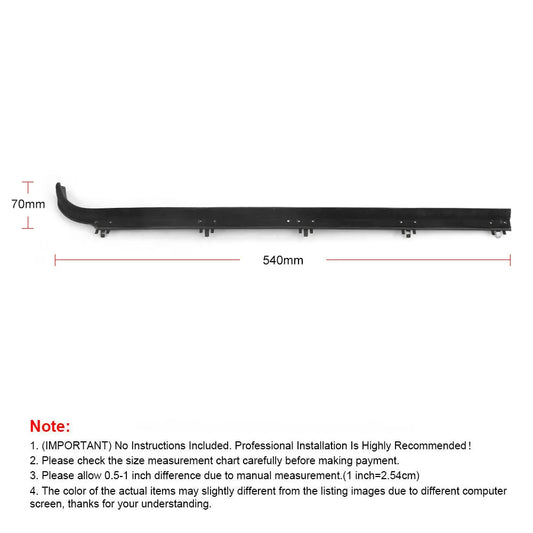 1987-1996 Ford F150 Truck F2TZ1521457A E7TZ1521453A 4PCS Inner & Outer Car Door Window Seal Belt Weatherstrip Kits