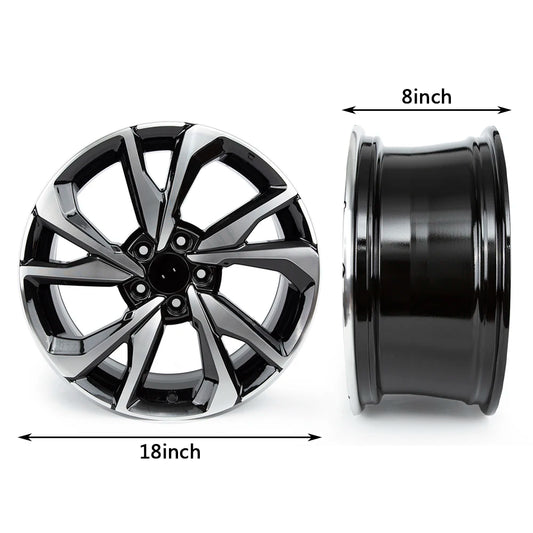 18" Replacement Wheel Rim for 2017-2021 Honda Civic Smoked Wheel
