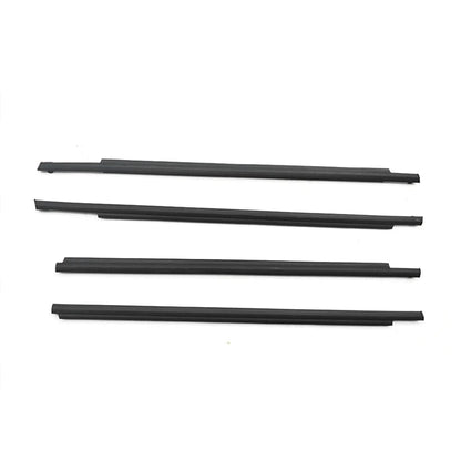 2004-2009 Toyota PriusWindow Weatherstrips Side Door Window Outer Glass Rubber Belt Waterproof Trim Sealing Protector