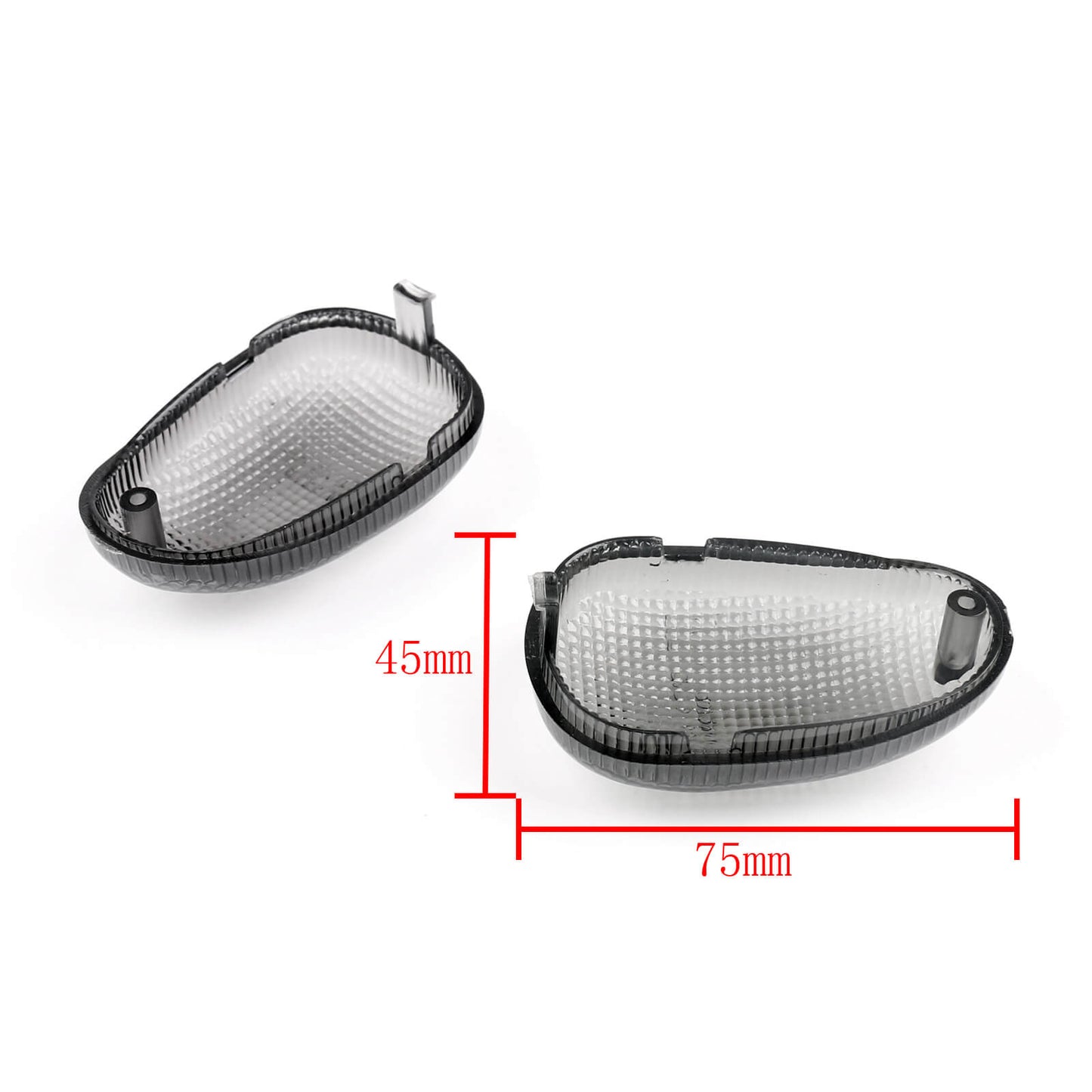 Front Turn Signals Light Lenses For Aprilia Tuono 2002-2004 Mille 2001-2004 Champoo