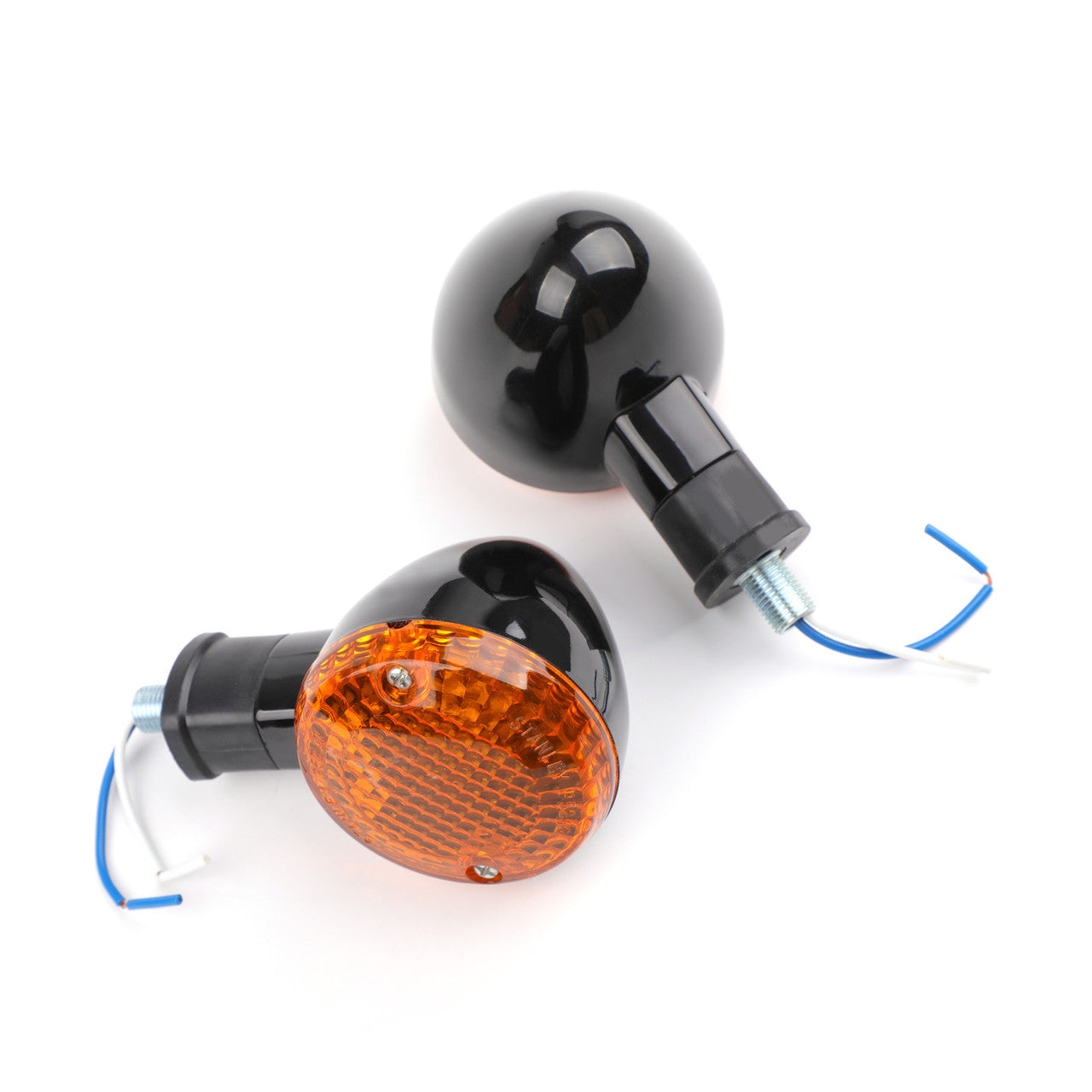 Turn Signal Bullet Lights Motor For Kawasaki Vulcan 800 Yamaha Road Star Champoo