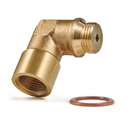 M18X1.5 90° O2 Sensor Angled Extender Spacer Oxygen Bung Extension