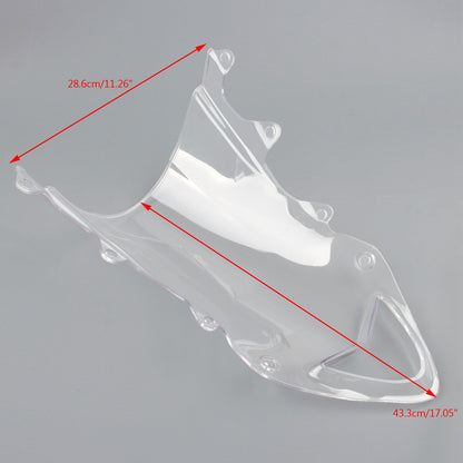 09-14 BMW S1000RR Windshield WindScreen Double Bubble Clear