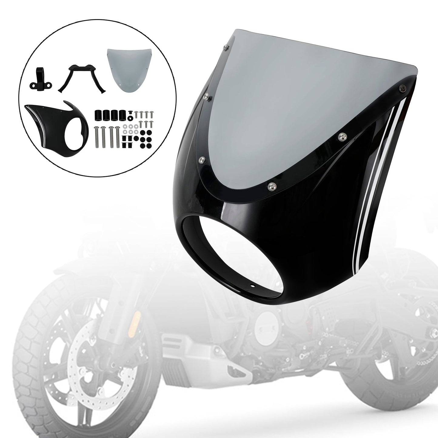 Headlight Windscreen Cover Windshield WindScreen fit for BMW R18 2020-2022