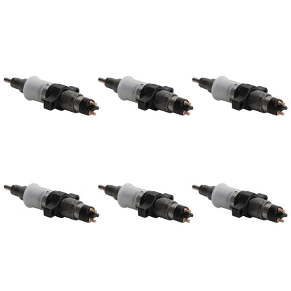 2004-2009 Dodge Ram Cummins 5.9L DIESEL 6pcs Rail Fuel Injectors 0445120238