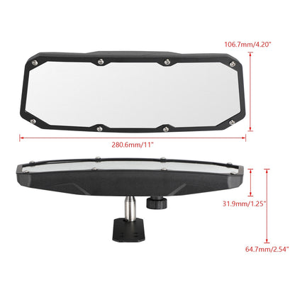 Boat Rear View Mirror Marine Nautical Safety Water Ski Windshield Dashboard