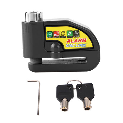 Disc Brake Lock Alarm Anti Theft Motor Secure For Disc Brake Motorcycle Blue