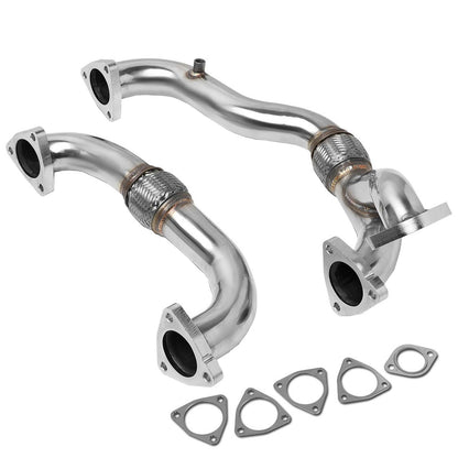 2008-2010 Ford F250 F350 F450 F550 Super Duty 6.4L Turbo Diesel Turbocharger Y-Pipe Up-Pipe w/Hardware