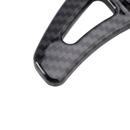 2012-2015 Chevrolet Camaro Carbon Look Steering Wheel Paddle Shifter Extension Covers