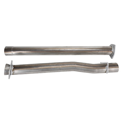 4" Muffler Exhaust Pipe + EGR Delete Kit for 2011-2022 6.7L Ford F250 F350 F450 F550 Super Duty