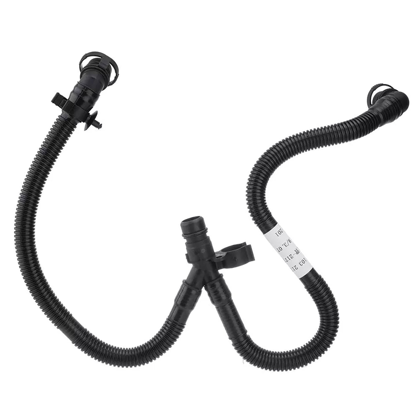2010-2012 Audi A7 Sportback (4GA, 4GF) 3.0 Oil Separator PCV Valve Vent Trim & Hose Tube 06E103547AH