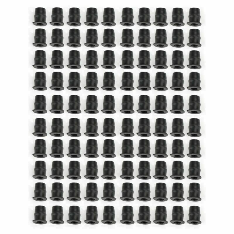 100 Quantity 10-32 M5 Rubber Well Nut Windscreen & Fairing 3/8 Wellnuts-5mm
