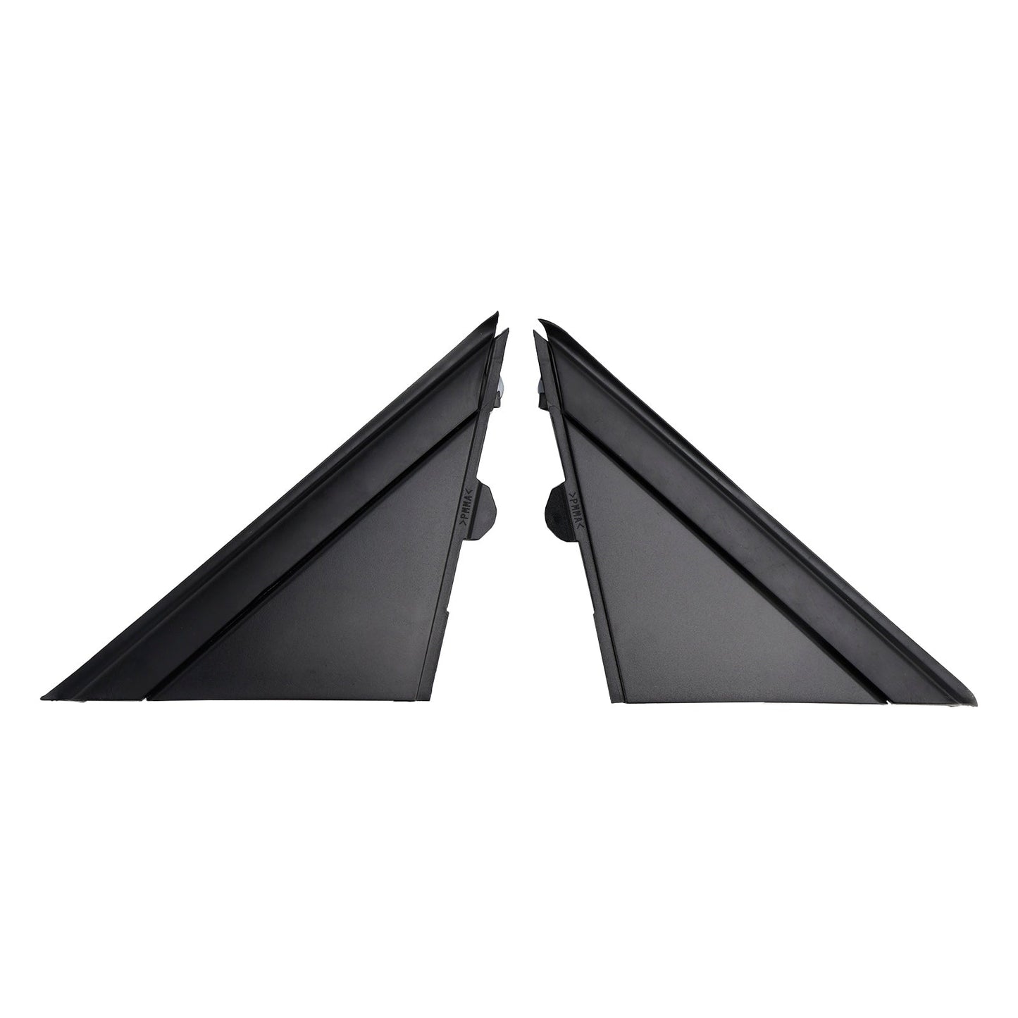 2012-2019 Fiat 500 2X Left+Right Side View Door Mirror Flag Cover Molding Trim 1SD00KX7AA