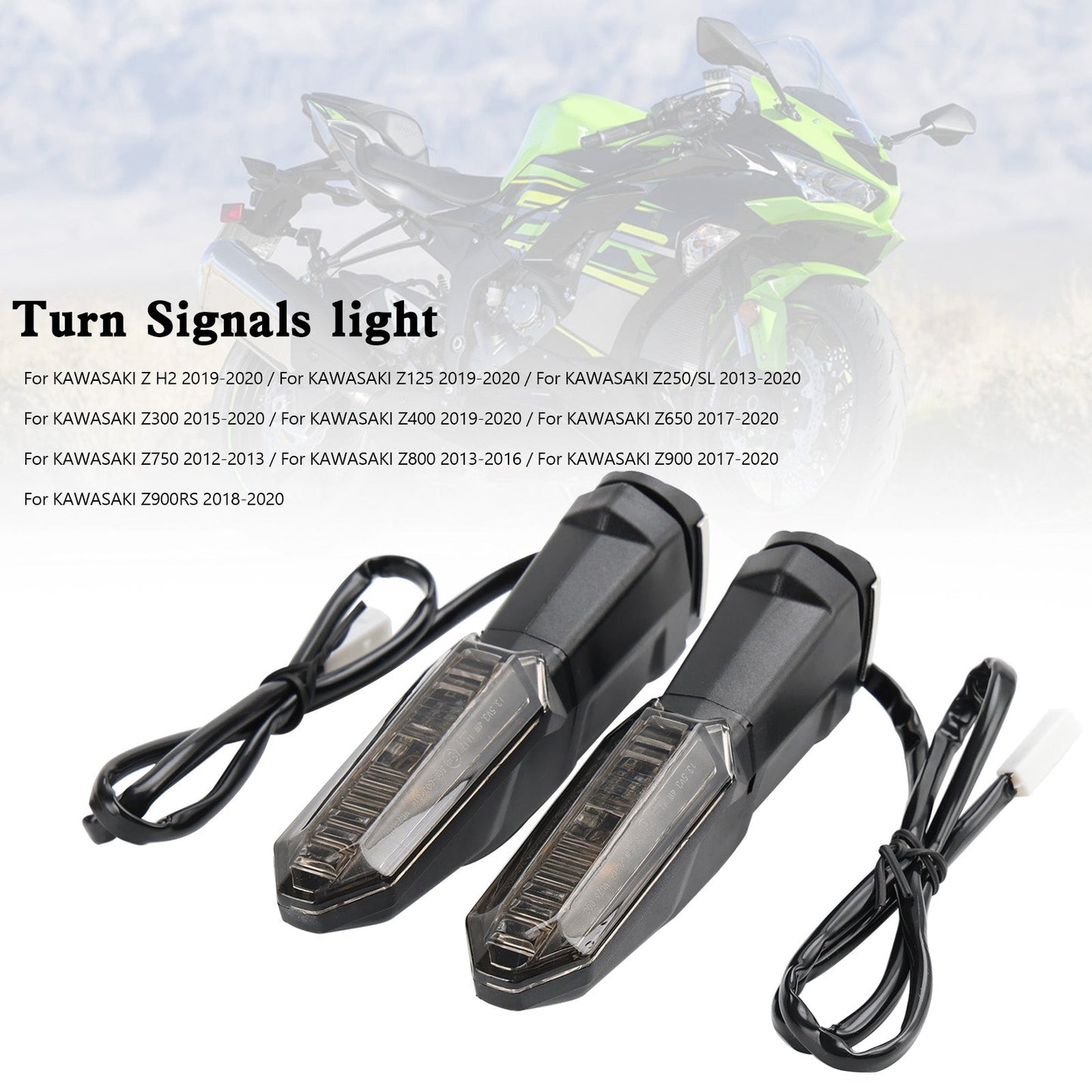 Kawasaki Z125 Z250 Z400 Z650 Z750 Z800 Z900 Turn Signals light Champoo
