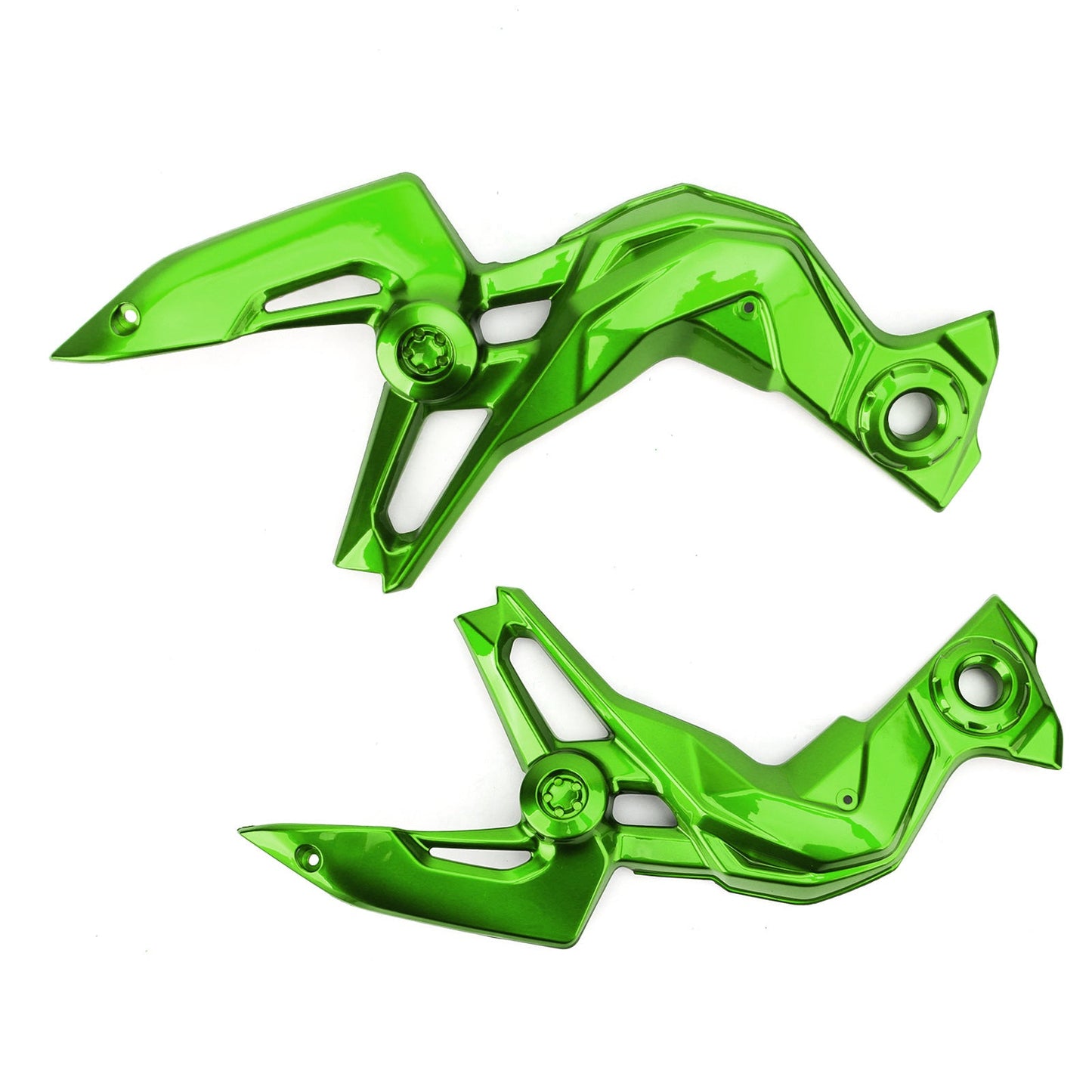 Motorcycle ABS Plastic Frame Guard Cover Trim for Kawasaki Z900 2020-2021