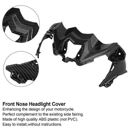 Carbon Front Nose Headlight Cover Fairing Cowling For KAWASAKI Z900 2020-2021