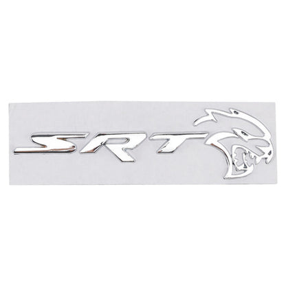 Challenger Trunk Lid Badge Rear Tailgate SRT Hellcat Decal Emblem Silver