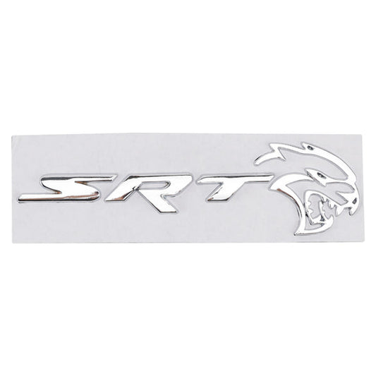 Challenger Trunk Lid Badge Rear Tailgate SRT Hellcat Decal Emblem Silver