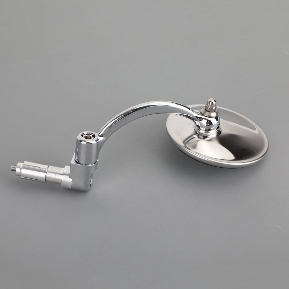 Cafe Racer Cruiser Custom Round Bar End Mirror Rearview Mirrors Chrome