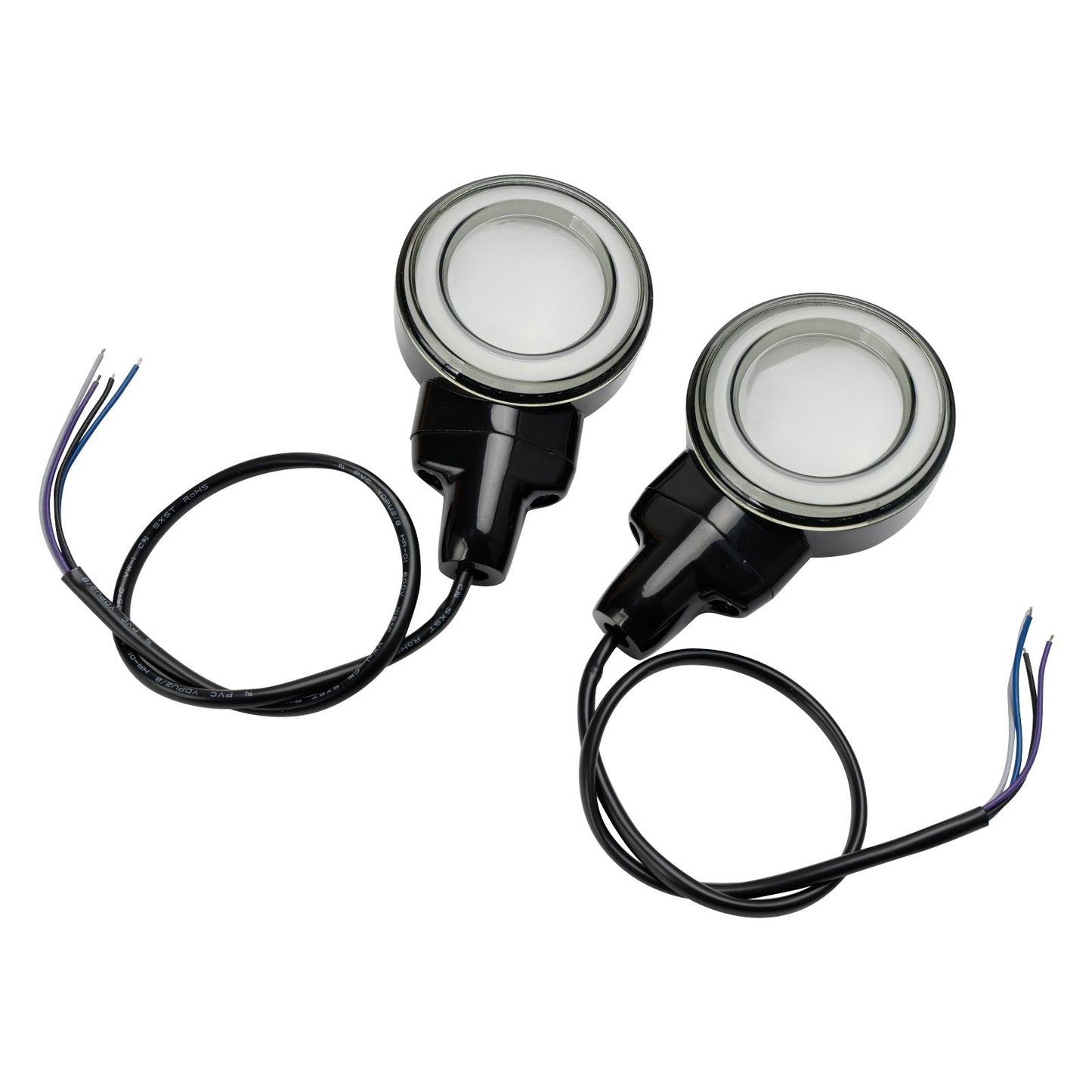 Heritage Softail Classic Touring 99-23 LED Flat Front Turn Signal Light Champoo