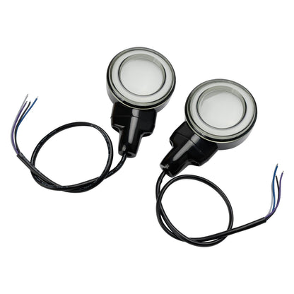 Heritage Softail Classic Touring 99-23 LED Flat Front Turn Signal Light Champoo