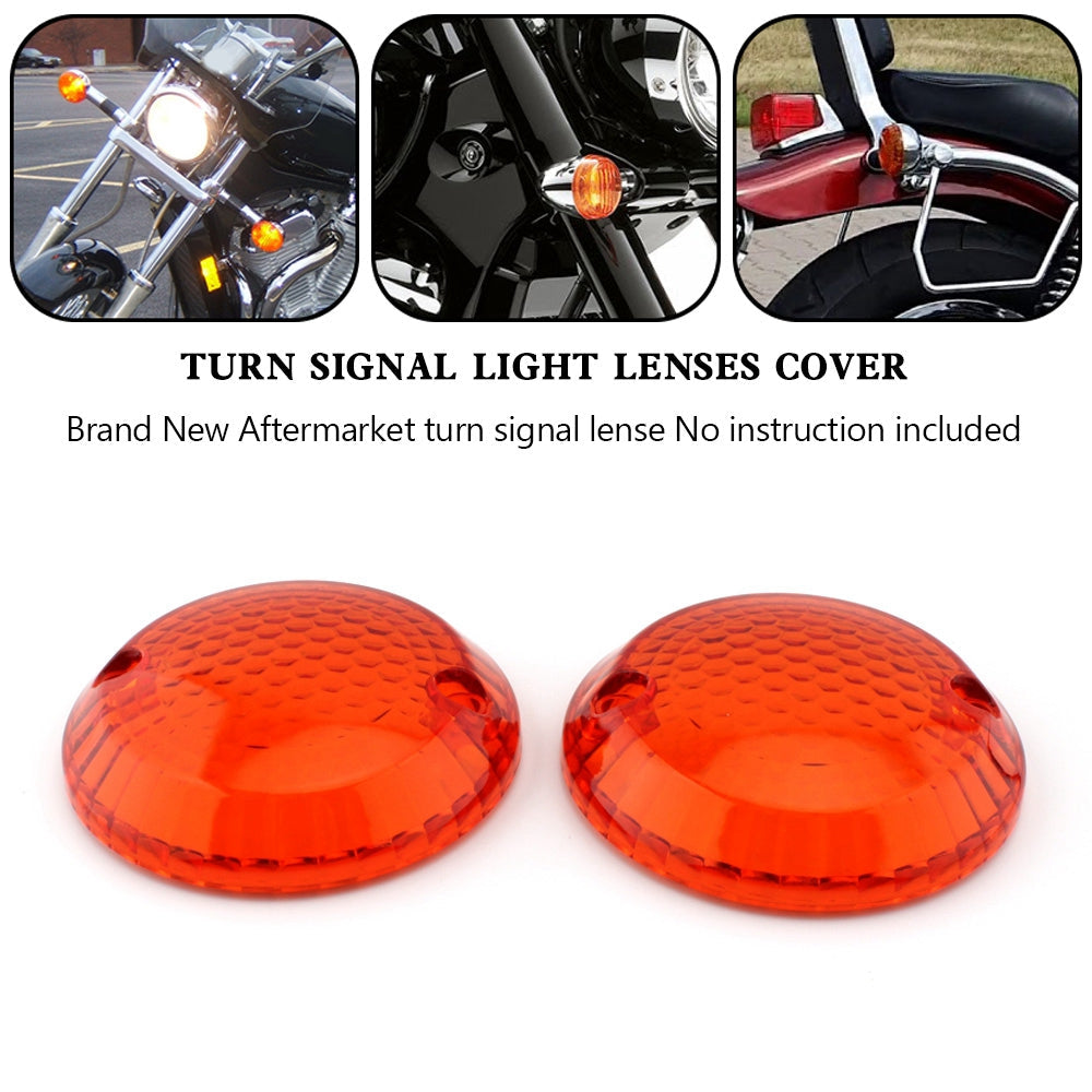 Turn Signal Light Lens Cover For Suzuki Cruisers Intruder 1400 VX800 Champoo