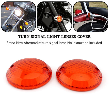 Turn Signal Light Lens Cover For Suzuki Cruisers Intruder 1400 VX800 Champoo