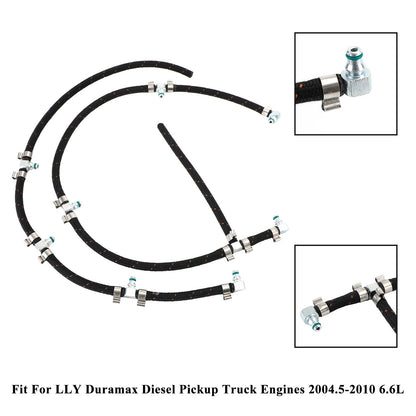 2004.5-2010 LLY Duramax Diesel Pickup Truck Engines 6.6L Fuel Injector Return Line Kit 97328733 98062291