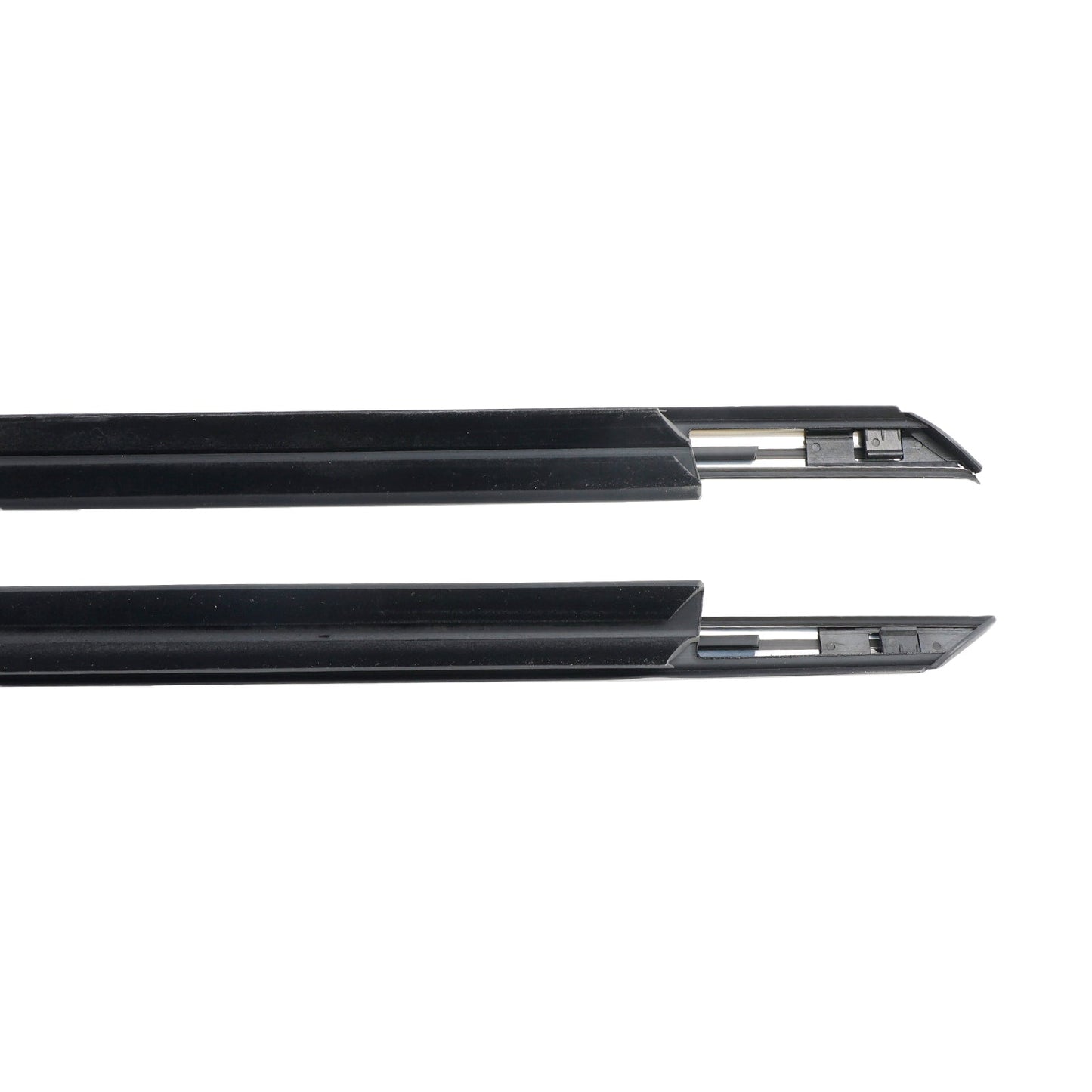 2008-2017 Dodge Challenger 2pcs 55399123AG 55399122AG Front Door Window Belt Weatherstrip