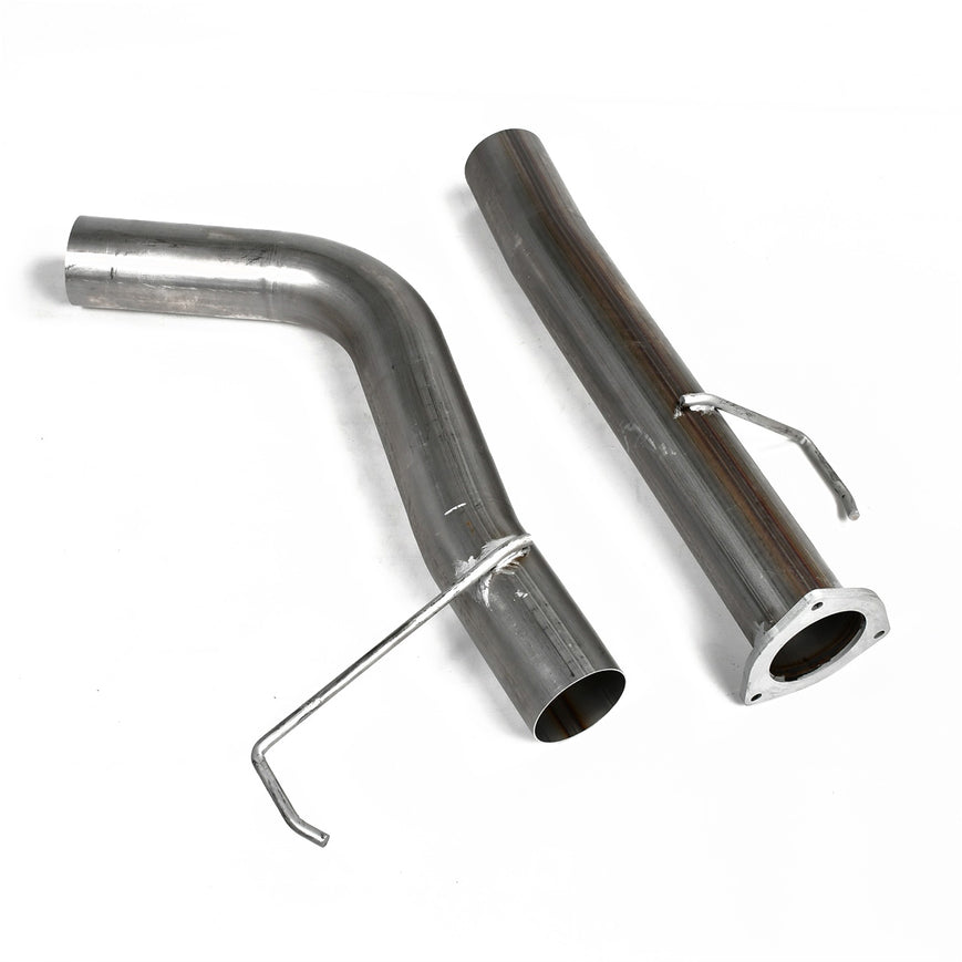 4" Cab & Chassis DPF Delete Exhaust Pipe 2013+ 6.7L Dodge Ram Cummins