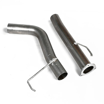 4" Cab & Chassis DPF Delete Exhaust Pipe 2013+ 6.7L Dodge Ram Cummins