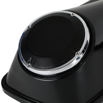Saddlebag TRIPLE 6.5" Inch Speaker Lids for Harley Touring Glide 2014-2021 6.5''