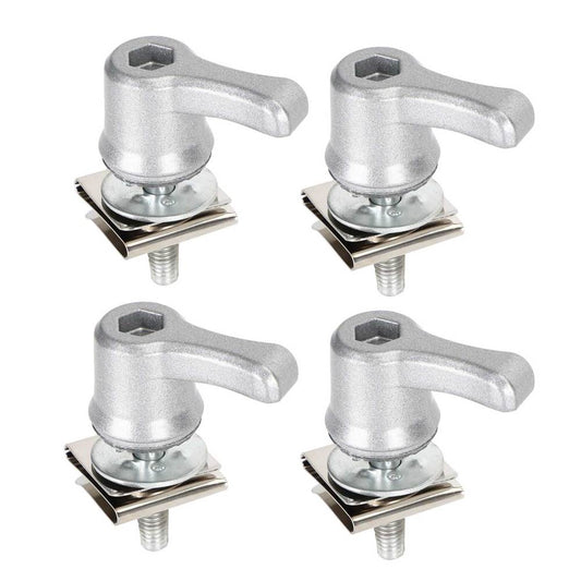 4Pcs Fits For 01-20 Touring Saddlebag Lever Lock Bolts&Nuts Kit Mounting Set