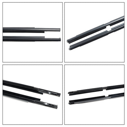 2005-2010 Toyota Vitz (KSP90, NCP91, NCP95, SCP90) 4pcs Outer Door Glass Weatherstrip Moulding 68160-52110 68210-52110