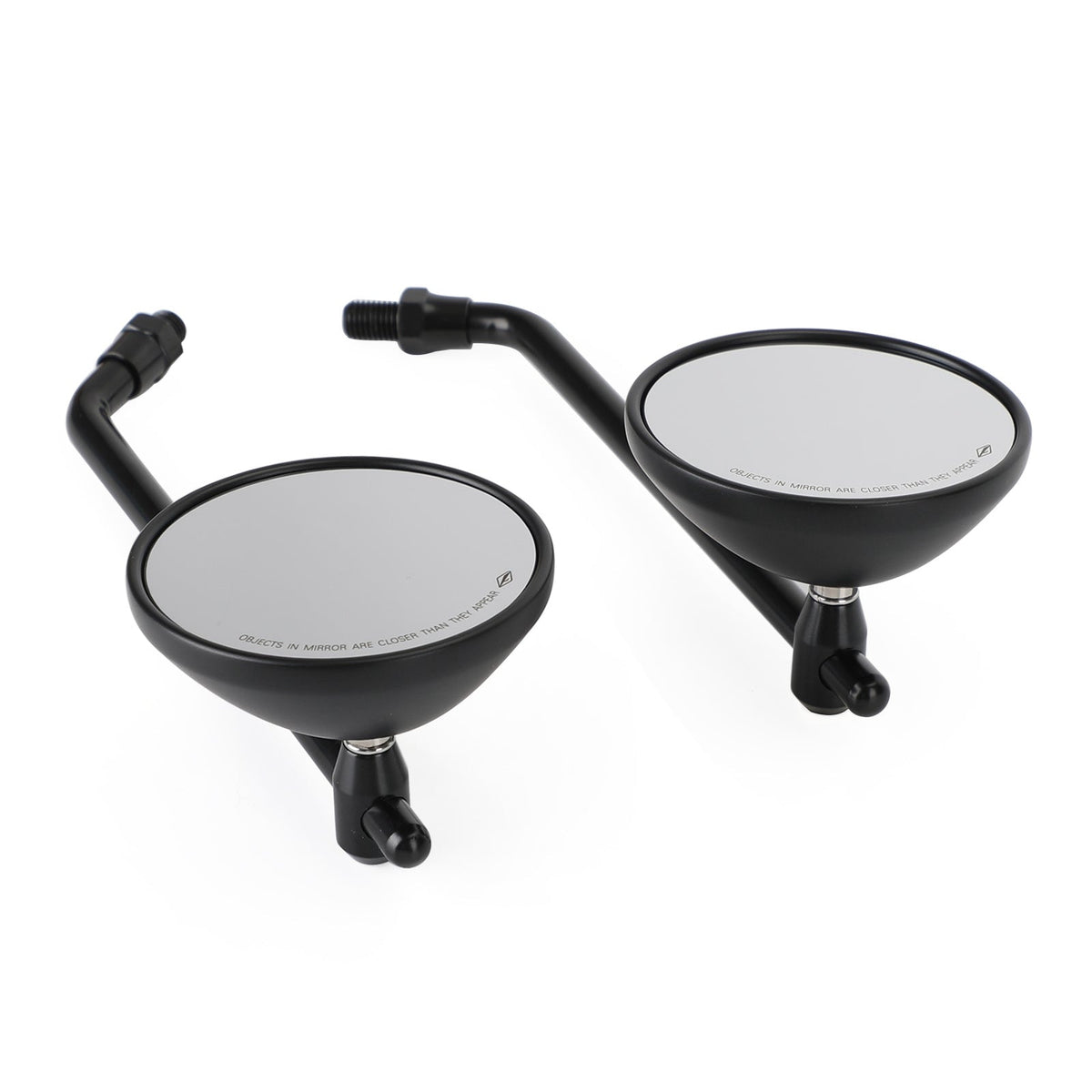 Classic Style Right & Left Black Mirror 10mm R/H For Honda CB Shadow Cruiser